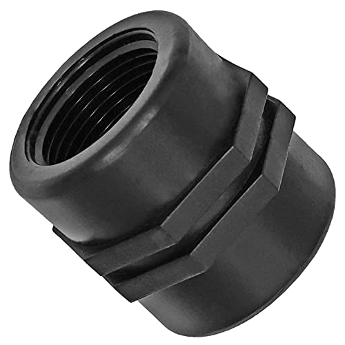 Gewinde Fitting Verschraubung aus Kunststoff PP PE PVC - Muffe mit 3/4" Rohr Zoll Innengewinde IG Gewinde Fitting Verschraubung aus Kunststoff PP PE PVC - Muffe mit 3/4" Rohr Zoll Innengewinde IG von MegaHaustechnik