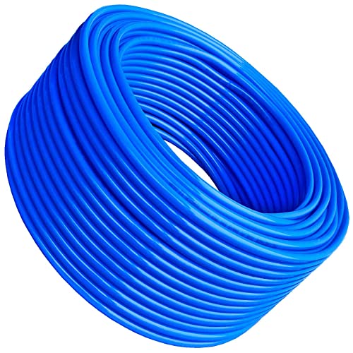 6mm Pneumatik PU PUR Schlauch blau Polyurethan | 5 bis 100 Meter | Meterware Luftschlauch Druckluftschlauch > 50 Meter von MegaHaustechnik