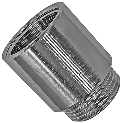 Chrom Fitting aus Messing | Hahnverlängerung IG-AG | 3/4 Zoll Gewinde x Verlängerung 50mm Chrom Fitting aus Messing | Hahnverlängerung IG-AG | 3/4 Zoll Gewinde x Verlängerung 50mm von MegaHaustechnik