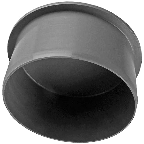 MegaHaustechnik HT Rohr Muffenstopfen Außendurchmesser 125mm 12,5cm DN125 für Muffe mit Dichtung Blind Verschluss End Stück Kappe Deckel Stopfen Abwasser Abfluss Schmutzwasser Lüftung Leitung grau von MegaHaustechnik