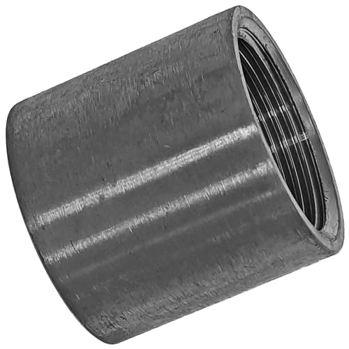 MegaHaustechnik Muffe mit 1 1/2" Rohr Zoll Innengewinde IG - Gewinde Fitting Verschraubung aus Edelstahl VA von MegaHaustechnik