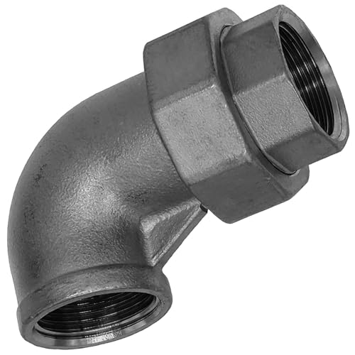 GEWINDE FITTING aus EDELSTAHL(V4A) > Winkelverschraubung 90 Grad flach dichtend IG(Rp) x IG(Rp) mit Dichtung >>> 1/2 bis 2 Zoll WUNSCHGRÖSSE einfach selbst wählen > 1 1/4 Zoll von MegaHaustechnik