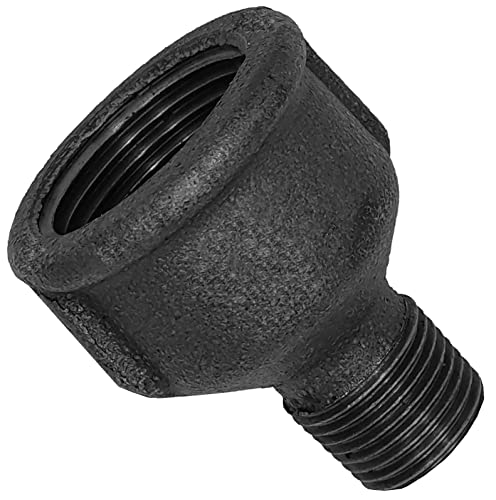 Gewinde Fitting Verschraubung aus Temperguss schwarz - Muffennippel mit 2" Rohr Innengewinde IG reduzierend auf 1 1/2" Zoll Aussengewinde AG Nr. 246 Gewinde Fitting Verschraubung aus Temperguss schwarz - Muffennippel mit 2" Rohr Innengewinde IG reduzierend auf 1 1/2" Zoll Aussengewinde AG Nr. 246 von MegaHaustechnik