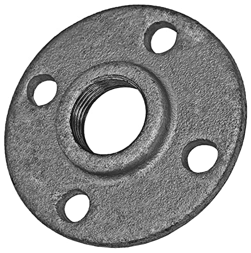 Gewinde Fitting Verschraubung aus Temperguss verzinkt - Flansch mit 1 1/4" Rohr Zoll Innengewinde IG und 4 Bohrungen Nr. 329 Gewinde Fitting Verschraubung aus Temperguss verzinkt - Flansch mit 1 1/4" Rohr Zoll Innengewinde IG und 4 Bohrungen Nr. 329 von MegaHaustechnik