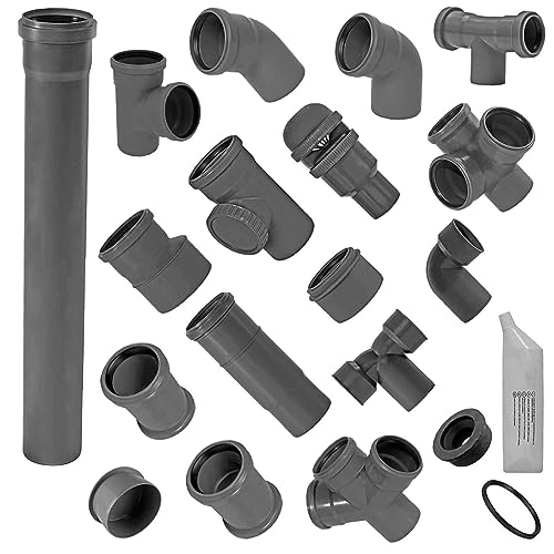 HT System einfach auswählen | DN 32 40 50 70 75 100 110 125 150 160 Abwasser Rohr Bogen Muffe Abzweig Stopfen Abzweig Siphonbogen - Siphon DN50 Rohr-Außen Ø 60mm HT System einfach auswählen | DN 32 40 50 70 75 100 110 125 150 160 Abwasser Rohr Bogen Muffe Abzweig Stopfen Abzweig Siphonbogen - Siphon DN50 Rohr-Außen Ø 60mm von MegaHaustechnik