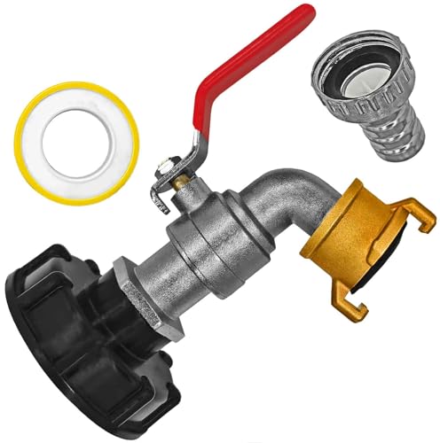 IBC Auslaufhahn VOLLDURCHLASS mit Anschluss für GEKA S60x6 1000l IBC Auslaufhahn VOLLDURCHLASS mit Anschluss für GEKA S60x6 1000l von MegaHaustechnik