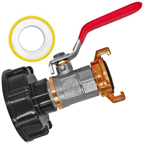 IBC Container Zubehör Adapter Kappe Deckel - Tank Adapter + Kugelhahn mit GEKA IBC Container Zubehör Adapter Kappe Deckel - Tank Adapter + Kugelhahn mit GEKA von MegaHaustechnik