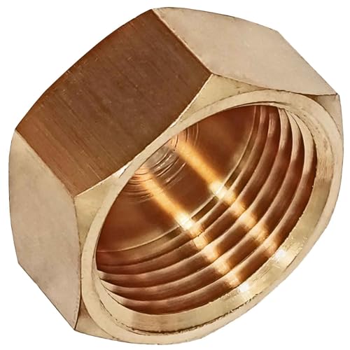 MegaHaustechnik Kappe sechskant mit 1/4" Rohr Zoll Innengewinde IG - Gewinde Fitting Verschraubung aus Messing MegaHaustechnik Kappe sechskant mit 1/4" Rohr Zoll Innengewinde IG - Gewinde Fitting Verschraubung aus Messing von MegaHaustechnik