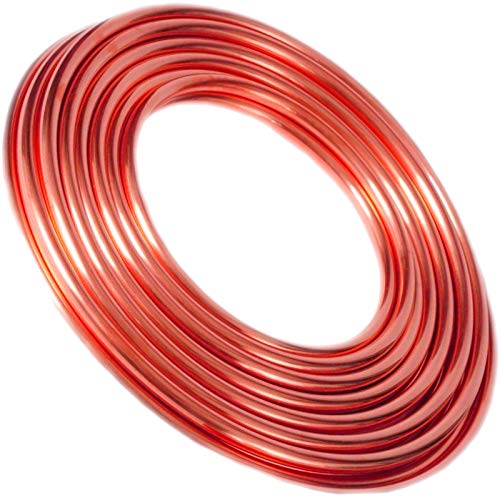 1 m Meter Kupferrohr Ringware weich mit Außendurchmesser 10 mm CU Kupfer Rohr für Trinkwasser von MegaHaustechnik