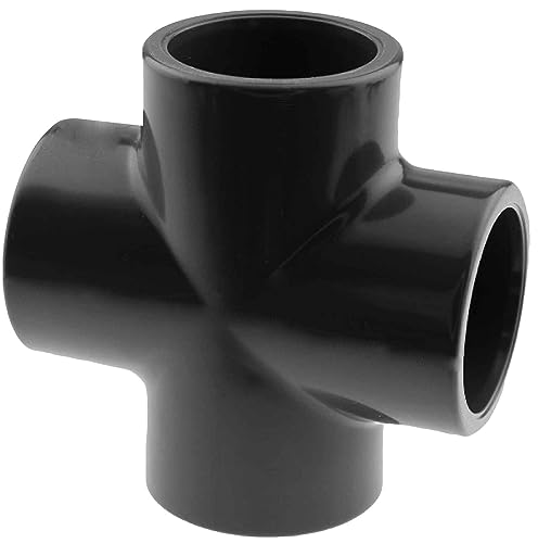 Klebe Fitting aus Kunststoff PP PE PVC U - Kreuzstück für Rohr Außendurchmesser 50mm von MegaHaustechnik