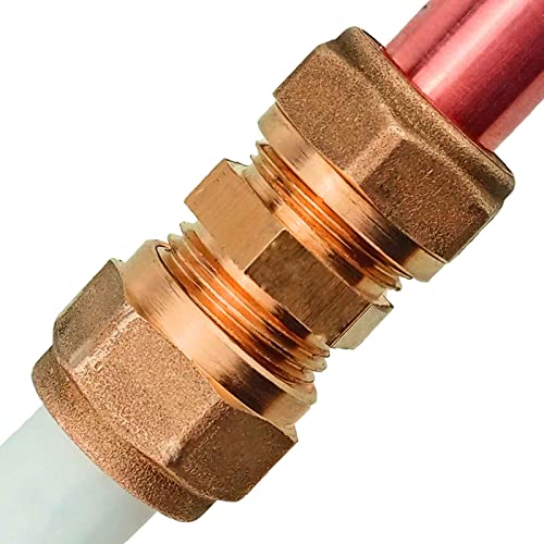 Kupplung 15mm Kupferrohr auf 16mm Mehrschichtverbundrohr Klemmringverschraubung Übergang Schraub Fitting CU auf Al-PEX PE-X Kupplung 15mm Kupferrohr auf 16mm Mehrschichtverbundrohr Klemmringverschraubung Übergang Schraub Fitting CU auf Al-PEX PE-X von MegaHaustechnik