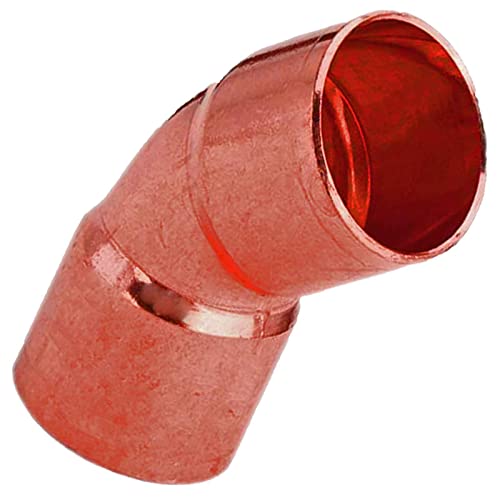 MegaHaustechnik Löt Fitting 5041 Bogen 45° Grad für Kupfer Rohr Außendurchmesser 35mm i-i 2 Muffen Anschlüsse zum Löten Trinkwasser geeignet Kupplung Verbinder Heizung Sanitär Wasser Winkel MegaHaustechnik Löt Fitting 5041 Bogen 45° Grad für Kupfer Rohr Außendurchmesser 35mm i-i 2 Muffen Anschlüsse zum Löten Trinkwasser geeignet Kupplung Verbinder Heizung Sanitär Wasser Winkel von MegaHaustechnik