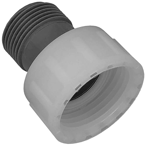 MegaHaustechnik Gewinde Fitting Verschraubung aus Kunststoff PP PE PVC - Überwurf Muffennippel mit 3/4" Rohr Aussengewinde AG auf 1" Innengewinde IG Rohr Zoll von MegaHaustechnik