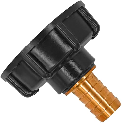 IBC Container Zubehör Adapter Kappe Deckel - Tank Adapter mit Schlauchtülle für 1 Zoll Schlauch IBC Container Zubehör Adapter Kappe Deckel - Tank Adapter mit Schlauchtülle für 1 Zoll Schlauch von MegaHaustechnik