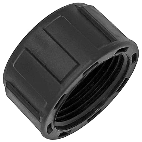 MegaHaustechnik Kappe rund mit 1" Rohr Zoll Innengewinde IG - Gewinde Fitting Verschraubung aus Kunststoff PP PE PVC MegaHaustechnik Kappe rund mit 1" Rohr Zoll Innengewinde IG - Gewinde Fitting Verschraubung aus Kunststoff PP PE PVC von MegaHaustechnik