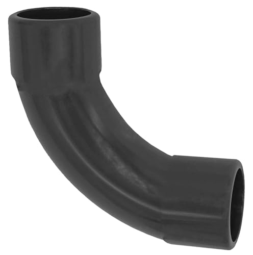 MegaHaustechnik Klebe Fitting aus Kunststoff PVC U - Bogen 90° Grad für Rohr Außendurchmesser 63mm von MegaHaustechnik