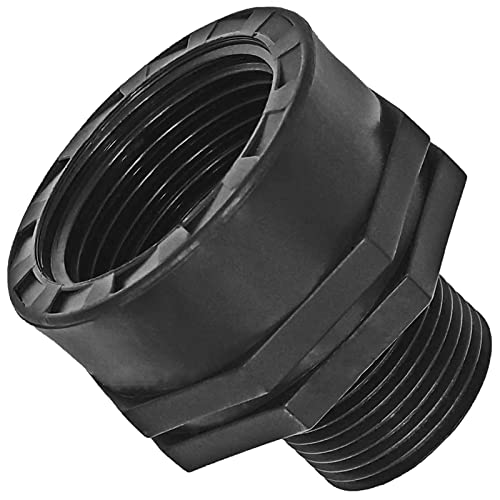 MegaHaustechnik Muffennippel reduzierend 2" Rohr Zoll Innengewinde IG mit 1 1/4" Rohr Zoll Aussengewinde AG - Gewinde Fitting Verschraubung aus Kunststoff PP PE PVC MegaHaustechnik Muffennippel reduzierend 2" Rohr Zoll Innengewinde IG mit 1 1/4" Rohr Zoll Aussengewinde AG - Gewinde Fitting Verschraubung aus Kunststoff PP PE PVC von MegaHaustechnik