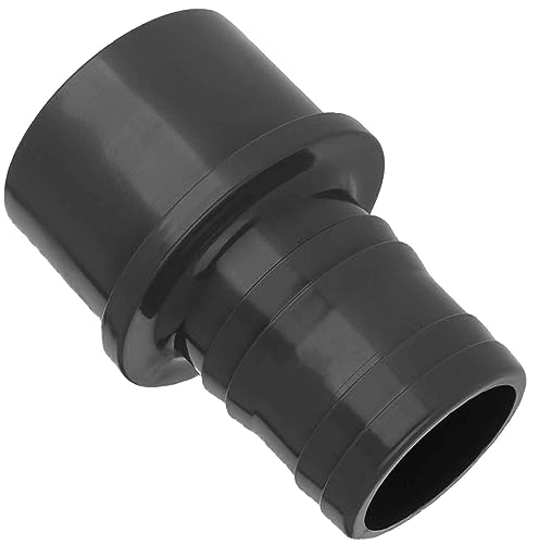 MegaHaustechnik Klebe Fitting aus Kunststoff PVC U - Übergang auf Schlauchtülle mit Stutzen Außendurchmesser 32mm auf Schlauchtülle Außendurchmesser 30mm von MegaHaustechnik