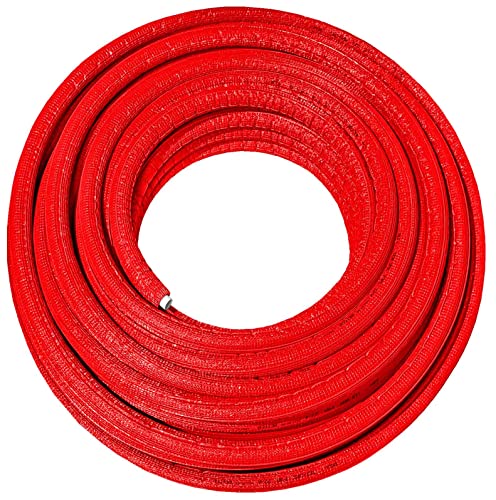 15 Meter Mehrschichtverbundrohr AußenØ 32mm x Wandstärke 3,0mm - Rot isoliert von MegaHaustechnik