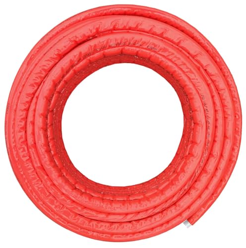 MegaHaustechnik 20 Meter Mehrschicht Aluminium Verbundrohr Außendurchmesser 20,0mm x 2,0mm Wandstärke Laser geschweisst vor isoliert rot Trinkwasser geeignet Rohr Leitung Heizung Sanitär MSVR von MegaHaustechnik