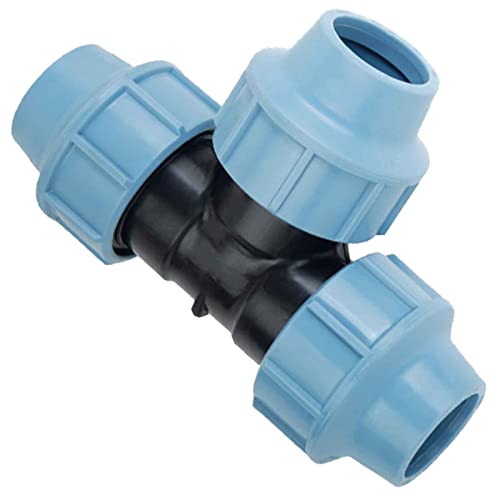 MegaHaustechnik T-Stück für PE Rohr-Außendurchmesser 20mm - PP Fitting Klemmverbinder Verschraubung MegaHaustechnik T-Stück für PE Rohr-Außendurchmesser 20mm - PP Fitting Klemmverbinder Verschraubung von MegaHaustechnik