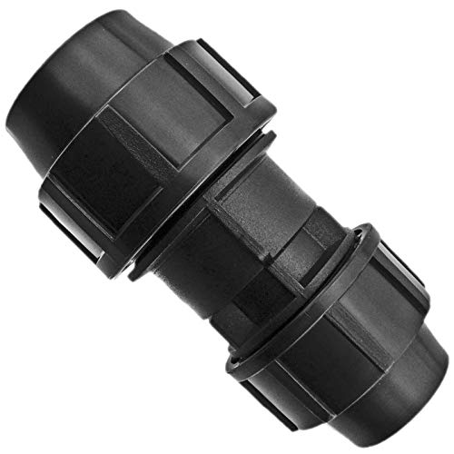 PP Fitting Kupplung reduziert Verschraubung Klemmverbinder für PE-Rohr 20 - 50 mm | Wunschgröße auswählen >>> 40mm x 32mm von MegaHaustechnik