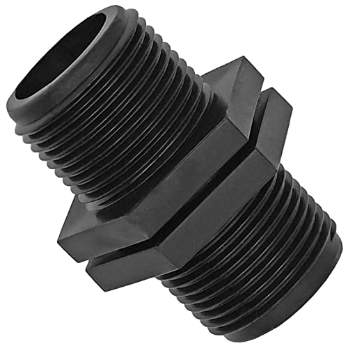 Gewinde Fitting Verschraubung aus Kunststoff PP PE PVC - Doppelnippel 1 1/4" Rohr Zoll Aussengewinde AG Gewinde Fitting Verschraubung aus Kunststoff PP PE PVC - Doppelnippel 1 1/4" Rohr Zoll Aussengewinde AG von MegaHaustechnik