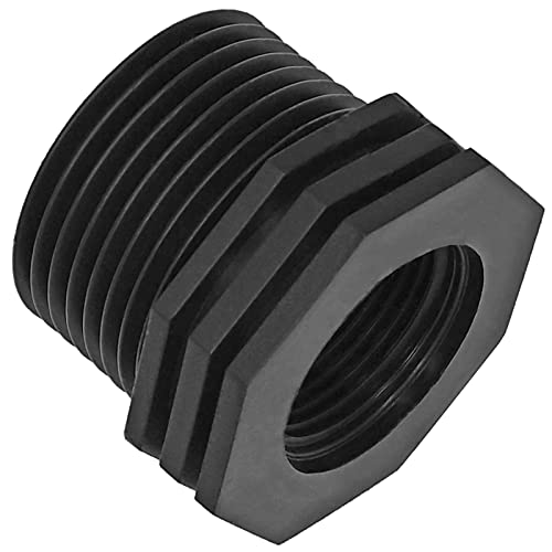 MegaHaustechnik Reduzierstück 1 1/2" Außengewinde AG mit 1" Rohr Zoll IG Innengewinde reduziert Gewinde Fitting aus Kunststoff PP Trinkwasser geeignet Druck PN10 Reduzierung Schraub Adapter MegaHaustechnik Reduzierstück 1 1/2" Außengewinde AG mit 1" Rohr Zoll IG Innengewinde reduziert Gewinde Fitting aus Kunststoff PP Trinkwasser geeignet Druck PN10 Reduzierung Schraub Adapter von MegaHaustechnik