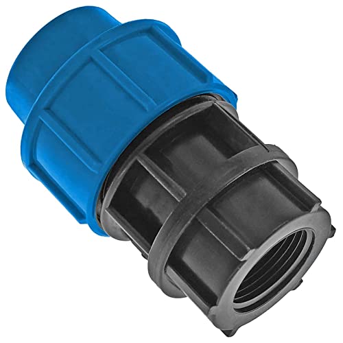 PP Fitting Klemmverbinder Verschraubung - Kupplung mit 3/4" Innengewinde IG für PE Rohr-Außendurchmesser 32mm von MegaHaustechnik