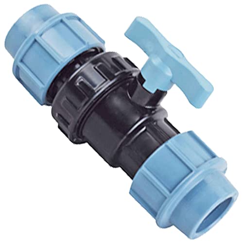 MegaHaustechnik PP Fitting Klemmverbinder Verschraubung - Kugelhahn für PE Rohr-Außendurchmesser 20mm MegaHaustechnik PP Fitting Klemmverbinder Verschraubung - Kugelhahn für PE Rohr-Außendurchmesser 20mm von MegaHaustechnik