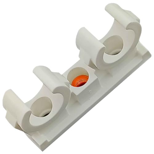 PROFI ROHRCLIPS weiß aus Kunststoff mit Messingbuchse/Innengewinde M6 EINFACH/DOPPELT Ø Rohr 6 bis 42mm + MENGENRABATT > 5 Stück Doppelt Clip 16/18mm PROFI ROHRCLIPS weiß aus Kunststoff mit Messingbuchse/Innengewinde M6 EINFACH/DOPPELT Ø Rohr 6 bis 42mm + MENGENRABATT > 5 Stück Doppelt Clip 16/18mm von MegaHaustechnik