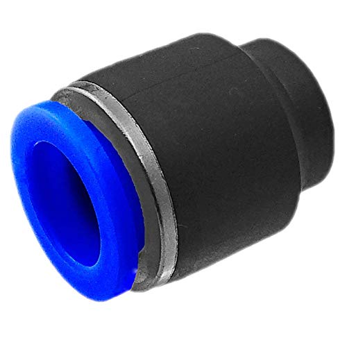 Pneumatik Verschlußkappe Kappe Endkappe | 4-12 mm Durchmesser WUNSCHGRÖSSE einfach auswählen >>> Ø 8 mm von MegaHaustechnik