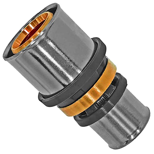 MegaHaustechnik Reduzierstück für 20,0 x 2,0 auf 16,0 x 2,0 mm Mehrschicht Alu Verbundrohr Außendurchmesser x Wandstärke reduziert Press Fitting TH U Profil Kontur Reduzierung Kupplung Verbinder von MegaHaustechnik