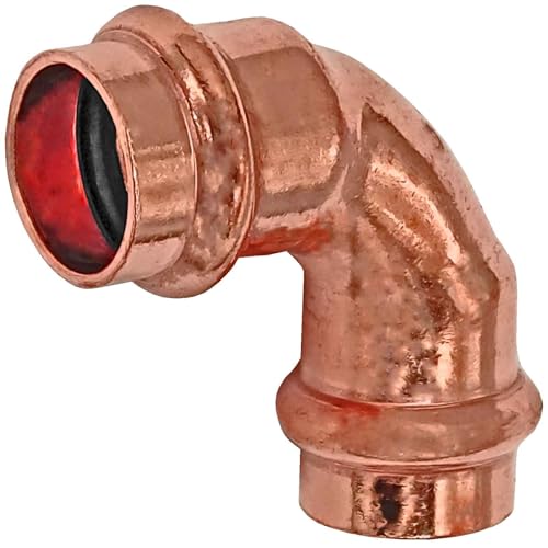 Pressfitting ZUM AUSWÄHLEN - Winkel 90° i-i aus Kupfer - Für Rohr-Außendurchmesser 18mm Pressfitting ZUM AUSWÄHLEN - Winkel 90° i-i aus Kupfer - Für Rohr-Außendurchmesser 18mm von MegaHaustechnik