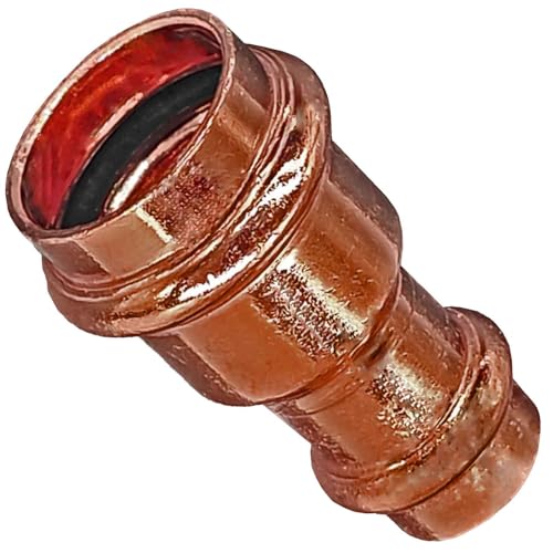 Pressfitting für Kupferrohr - Muffe reduzierend - Für Rohr-Aussendurchmesser 22 mm x 18 mm Pressfitting für Kupferrohr - Muffe reduzierend - Für Rohr-Aussendurchmesser 22 mm x 18 mm von MegaHaustechnik