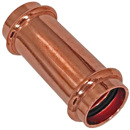 Pressfitting für Kupferrohr - Schiebemuffe - Für Rohr-Aussendurchmesser 22 mm Pressfitting für Kupferrohr - Schiebemuffe - Für Rohr-Aussendurchmesser 22 mm von MegaHaustechnik