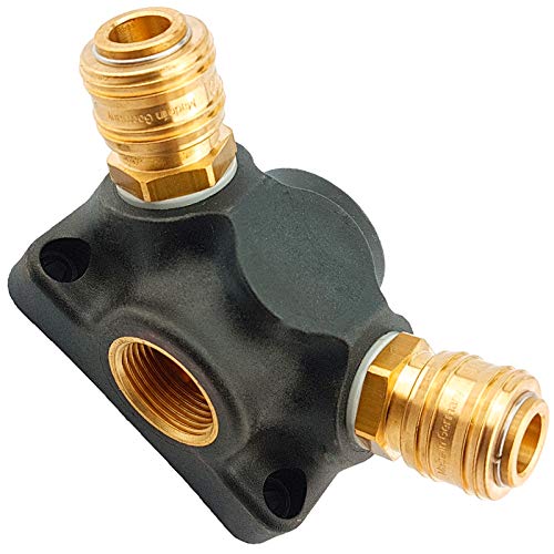 Qualitäts Druckluft Kupplung Stecker Verteiler Wanddose | Wunschausführung auswählen >>> 2-fach Kupplung mit 3/4 Zoll Innengewinde | Kunststoff Wanddose Qualitäts Druckluft Kupplung Stecker Verteiler Wanddose | Wunschausführung auswählen >>> 2-fach Kupplung mit 3/4 Zoll Innengewinde | Kunststoff Wanddose von MegaHaustechnik
