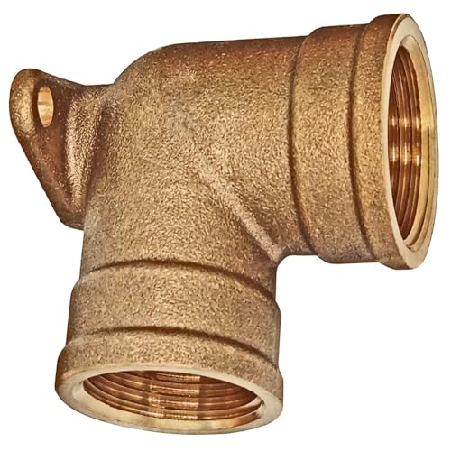 Gewinde Fittings aus Messing - Wandscheibe 90 Grad mit Innengewinde - 3/4 Zoll IG Gewinde Fittings aus Messing - Wandscheibe 90 Grad mit Innengewinde - 3/4 Zoll IG von MegaHaustechnik