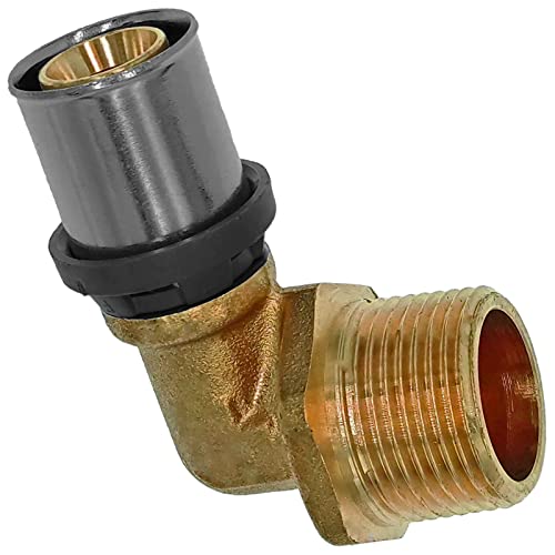 MegaHaustechnik Übergang Winkel 90° Grad mit 1/2" Rohr Zoll Außengewinde AG für 16,0 x 2,0 mm Mehrschicht Alu Verbundrohr Außendurchmesser x Wandstärke Press Fitting aus Messing TH U Profil Kontur MegaHaustechnik Übergang Winkel 90° Grad mit 1/2" Rohr Zoll Außengewinde AG für 16,0 x 2,0 mm Mehrschicht Alu Verbundrohr Außendurchmesser x Wandstärke Press Fitting aus Messing TH U Profil Kontur von MegaHaustechnik