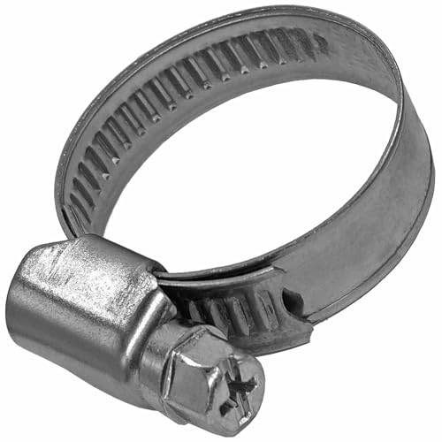1 Stück Schlauchschelle aus Edelstahl W5 VA für Schlauch Aussendurchmesser 25 bis 40 mm x Bandbreite 9 mm 1" bis 1 1/4" Wasser Gartenschlauch 1 Stück Schlauchschelle aus Edelstahl W5 VA für Schlauch Aussendurchmesser 25 bis 40 mm x Bandbreite 9 mm 1" bis 1 1/4" Wasser Gartenschlauch von MegaHaustechnik