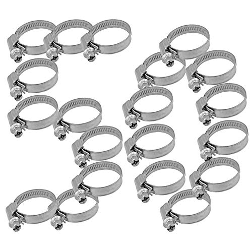 50 Stück Schlauchschellen Set aus Edelstahl W5 VA für Schlauch Aussendurchmesser 25 bis 40 mm x Bandbreite 9 mm 1" bis 1 1/4" Wasser Gartenschlauch 50 Stück Schlauchschellen Set aus Edelstahl W5 VA für Schlauch Aussendurchmesser 25 bis 40 mm x Bandbreite 9 mm 1" bis 1 1/4" Wasser Gartenschlauch von MegaHaustechnik