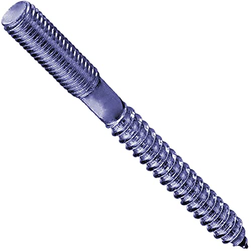 ROHRSCHELLEN mit Kippschraube und Schallschutz | Für Rohr 1/4 bis 4 Zoll (10 bis 116mm) | WUNSCHGRÖSSE Stockschrauben Dübel einfach auswählen >>> 10 Stockschrauben M8 x 80mm von MegaHaustechnik