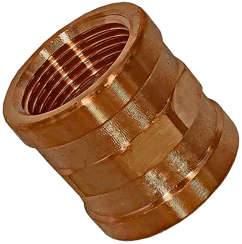 Rotguss Gewindefitting Muffe mit Innengewinde IG - IG 1/2 Zoll DVGW kein Messing Rotguss Gewindefitting Muffe mit Innengewinde IG - IG 1/2 Zoll DVGW kein Messing von MegaHaustechnik