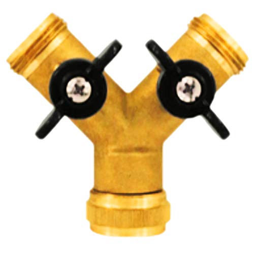 SCHLAUCHVERTEILER Y-Verteilerstück aus Messing mit Absperrhähnen 2x Außengewinde 1x Innengewinde Verteiler Verteilerstück Gabelstück Y-Stück >>> 1 Zoll SCHLAUCHVERTEILER Y-Verteilerstück aus Messing mit Absperrhähnen 2x Außengewinde 1x Innengewinde Verteiler Verteilerstück Gabelstück Y-Stück >>> 1 Zoll von MegaHaustechnik