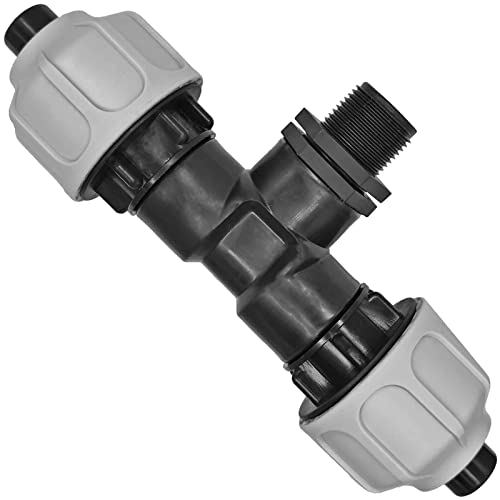 Saugschlauch Fitting für Spiralschlauch 20 25 32 38 50mm | T-Stück mit Außengewinde 1/2-2 Zoll | Kupplung Klemmverbinder Schlauch Ø Innen x Gewinde > 32mm x 1 1/4 Zoll AG Saugschlauch Fitting für Spiralschlauch 20 25 32 38 50mm | T-Stück mit Außengewinde 1/2-2 Zoll | Kupplung Klemmverbinder Schlauch Ø Innen x Gewinde > 32mm x 1 1/4 Zoll AG von MegaHaustechnik