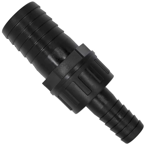 MegaHaustechnik Gewinde Fitting Verschraubung aus Kunststoff PP PE PVC - Schlauchverbinder reduzierend mit Außen Durchmesser von 19mm auf 16mm von MegaHaustechnik