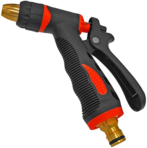 Spritzpistole | Stufenlos verstellbar | passend zu Gardena Stecksystem | Gartenspritze Handbrause Wasser Gießen Schlauch von MegaHaustechnik