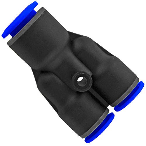 Y Stück Verteiler 6mm auf 2x 4mm reduzierend für PU Schlauch - Steck Verbinder Pneumatik Fitting Druckluft Reduktion Y Stück Verteiler 6mm auf 2x 4mm reduzierend für PU Schlauch - Steck Verbinder Pneumatik Fitting Druckluft Reduktion von MegaHaustechnik