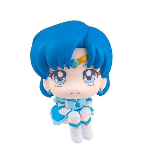 Sailor Moon Cosmos Dekofigur, PVC, Look Up Eternal Sailor Mercury, 11 cm von MegaHouse