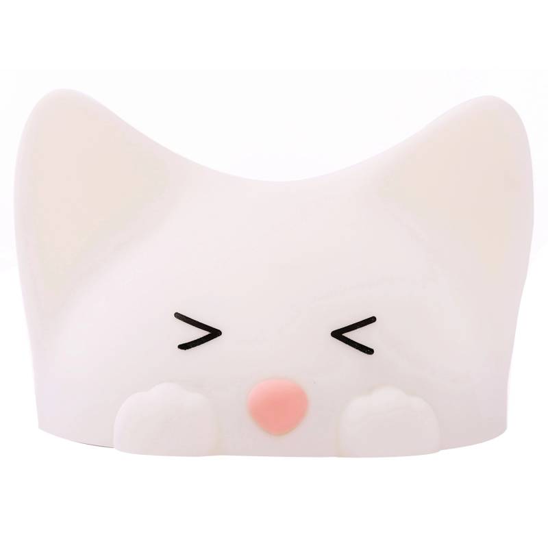 MegaLight LED Kinder-Nachtlicht Catty Cat Dimmbar RGBW mit Soundeffekt von MegaLight